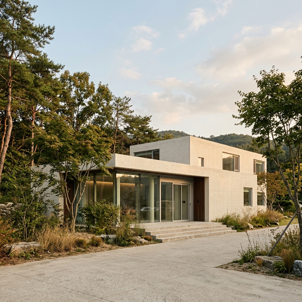 NSTBIO Korean wellness HQ exterior in Gimpo.