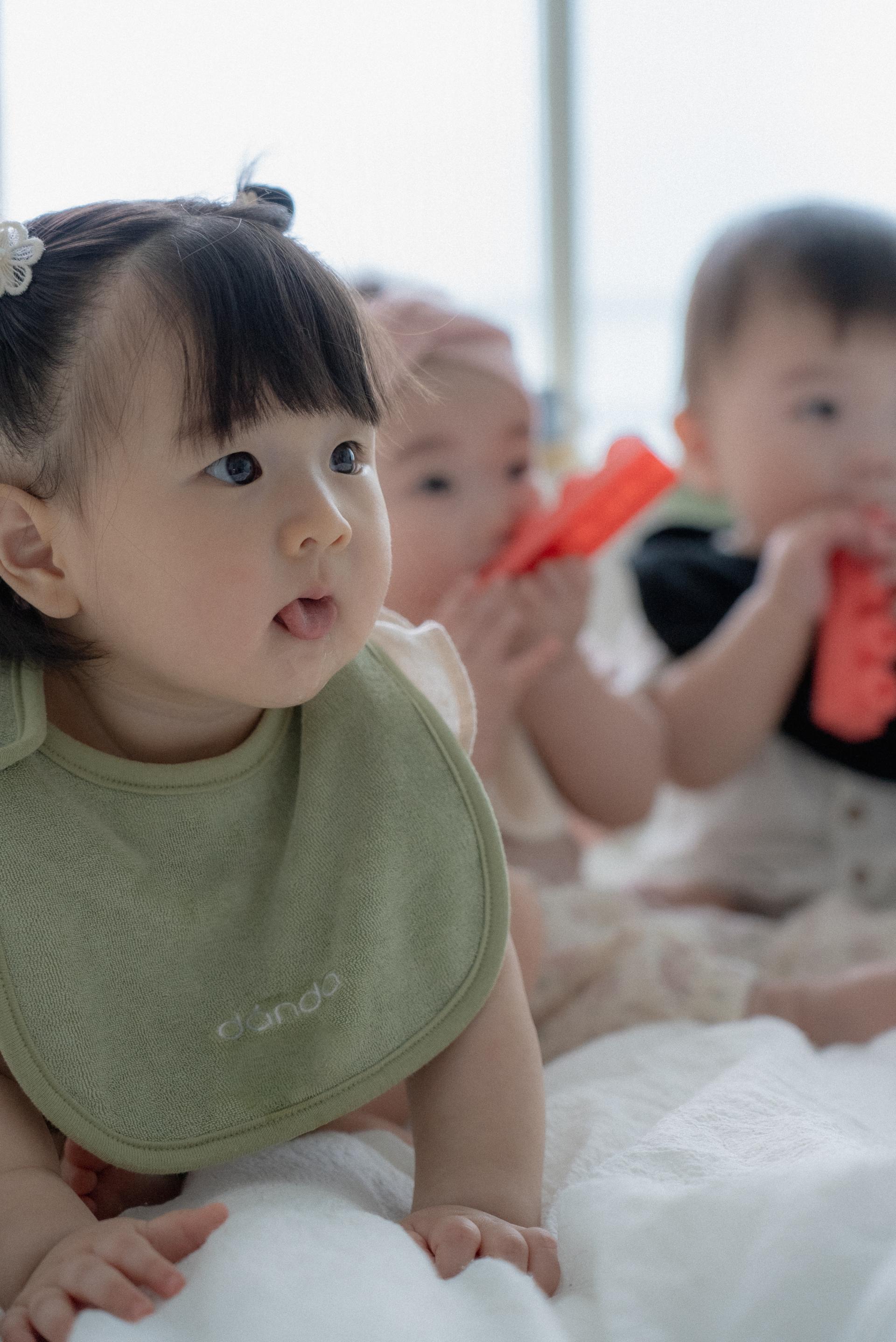 dánda terry bib (단다 테리빕) - olive