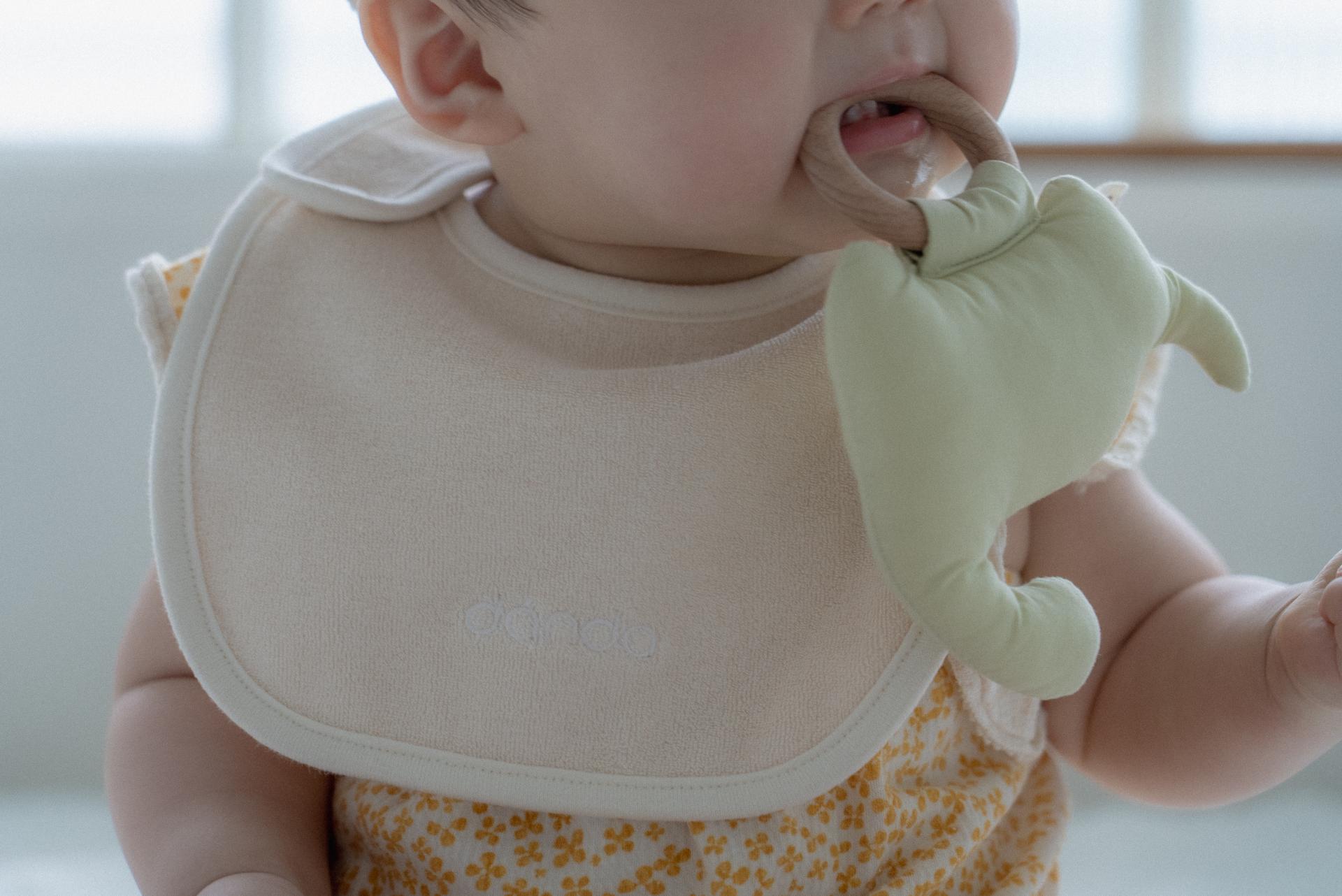 dánda terry bib (단다 테리빕) - cream