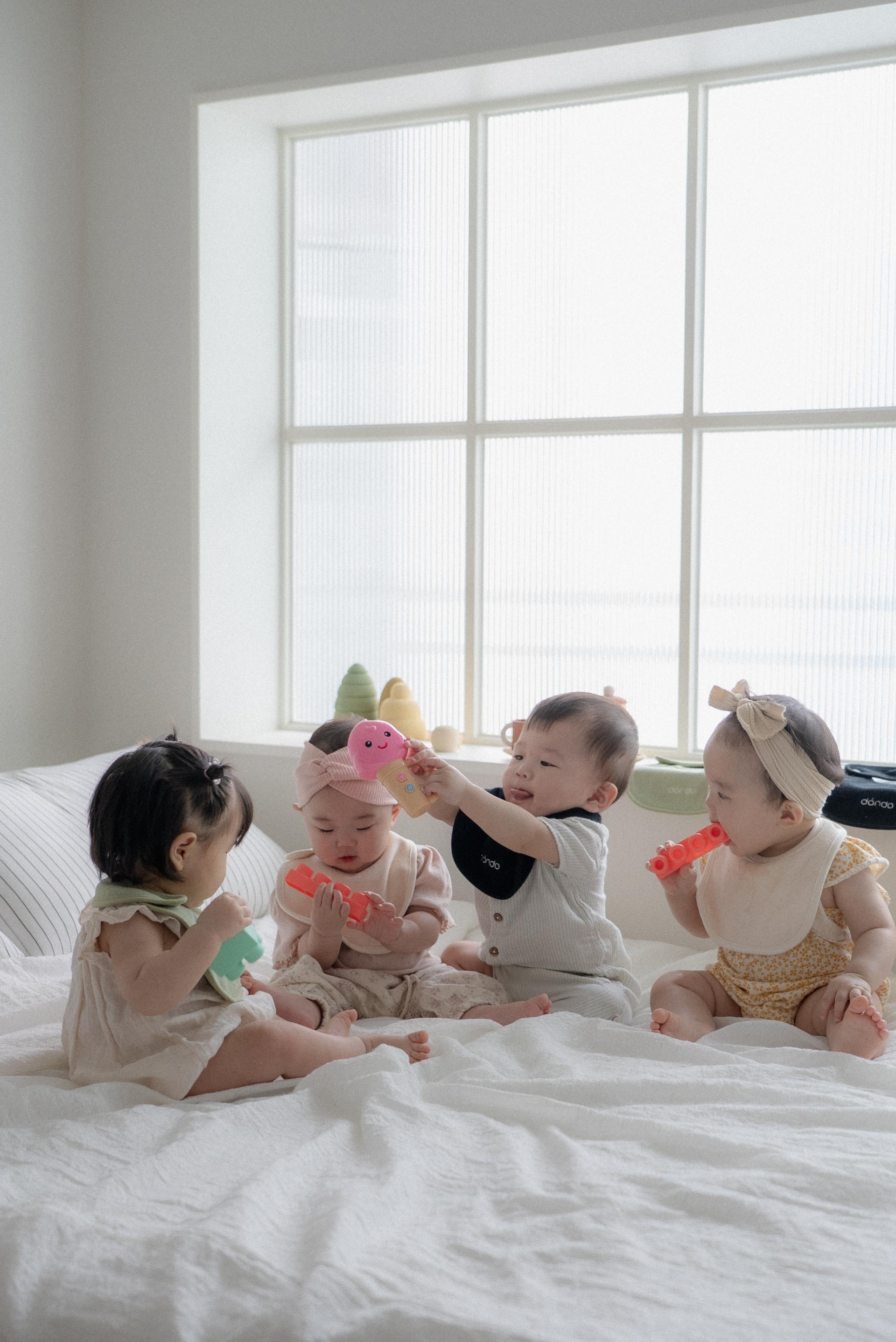 dánda terry bib 3 colors set (단다 테리빕 3종)