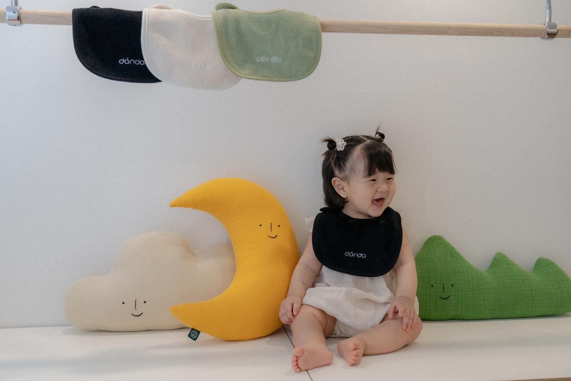 dánda terry bib 3 colors set (단다 테리빕 3종)