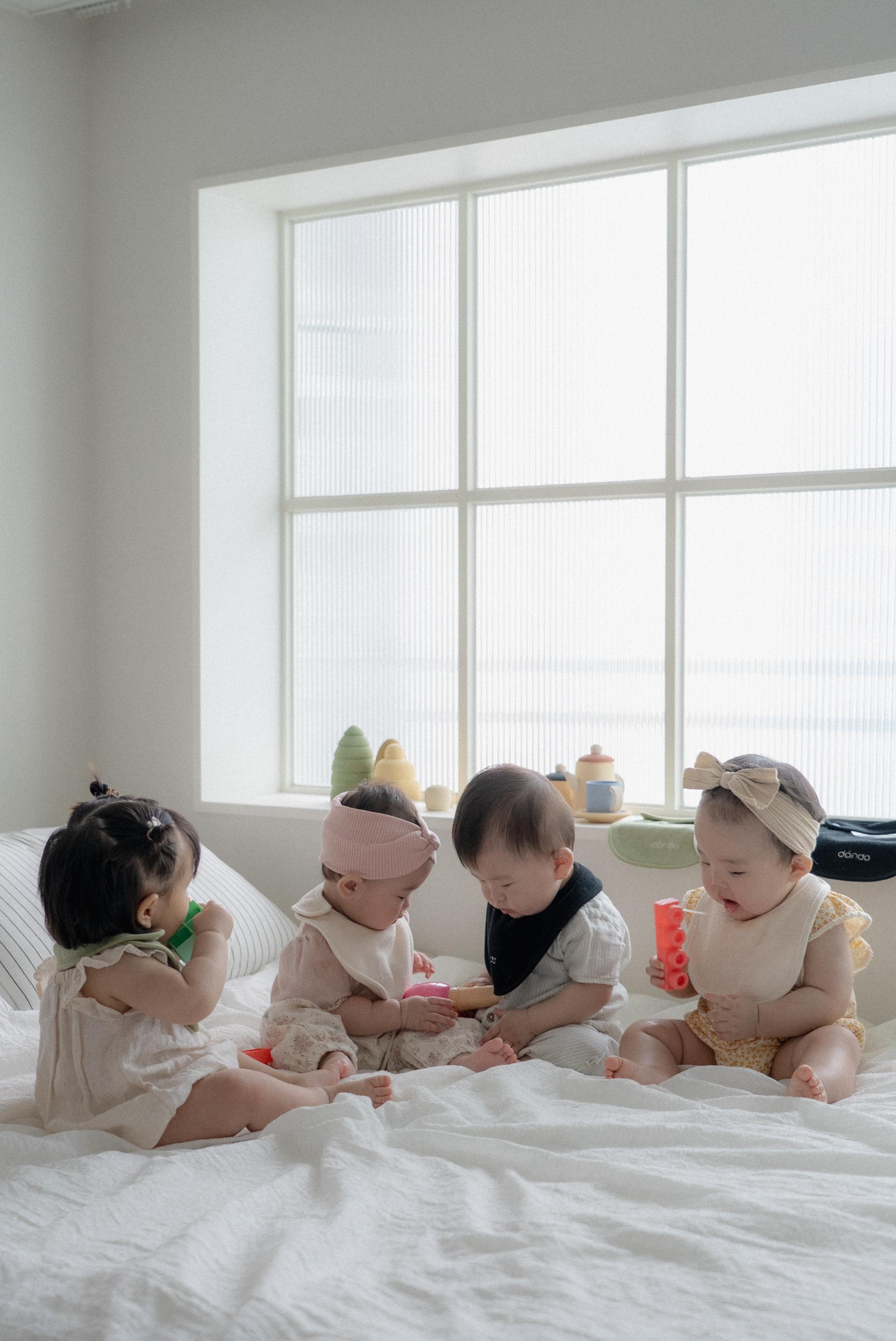 dánda terry bib 3 colors set (단다 테리빕 3종)