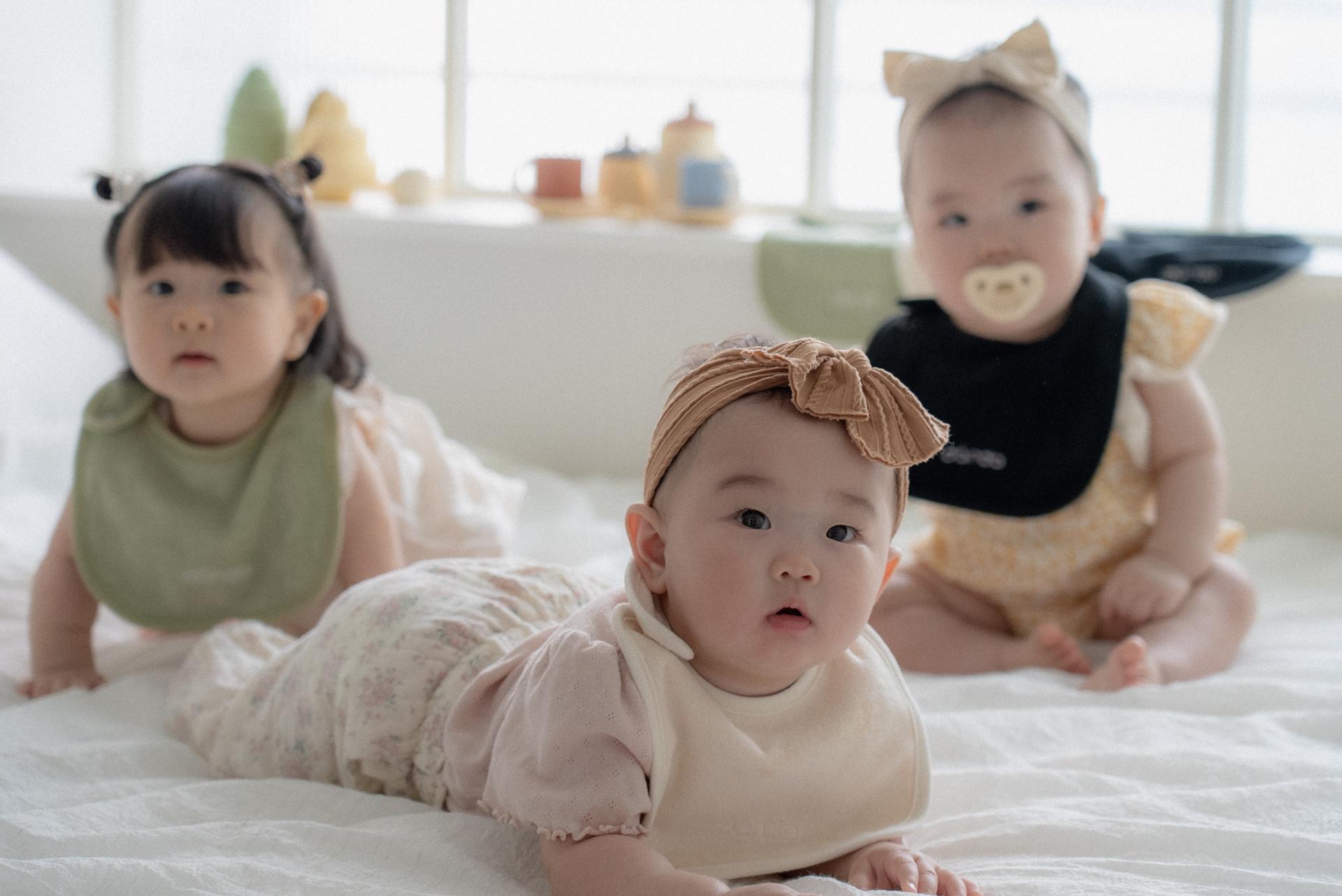 dánda terry bib 3 colors set (단다 테리빕 3종)