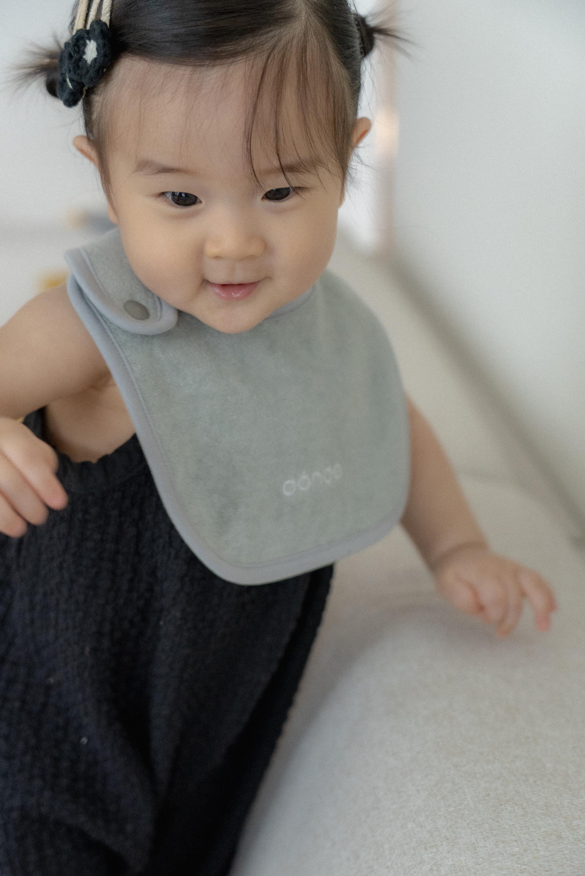 dánda terry bib (단다 테리빕) - gray