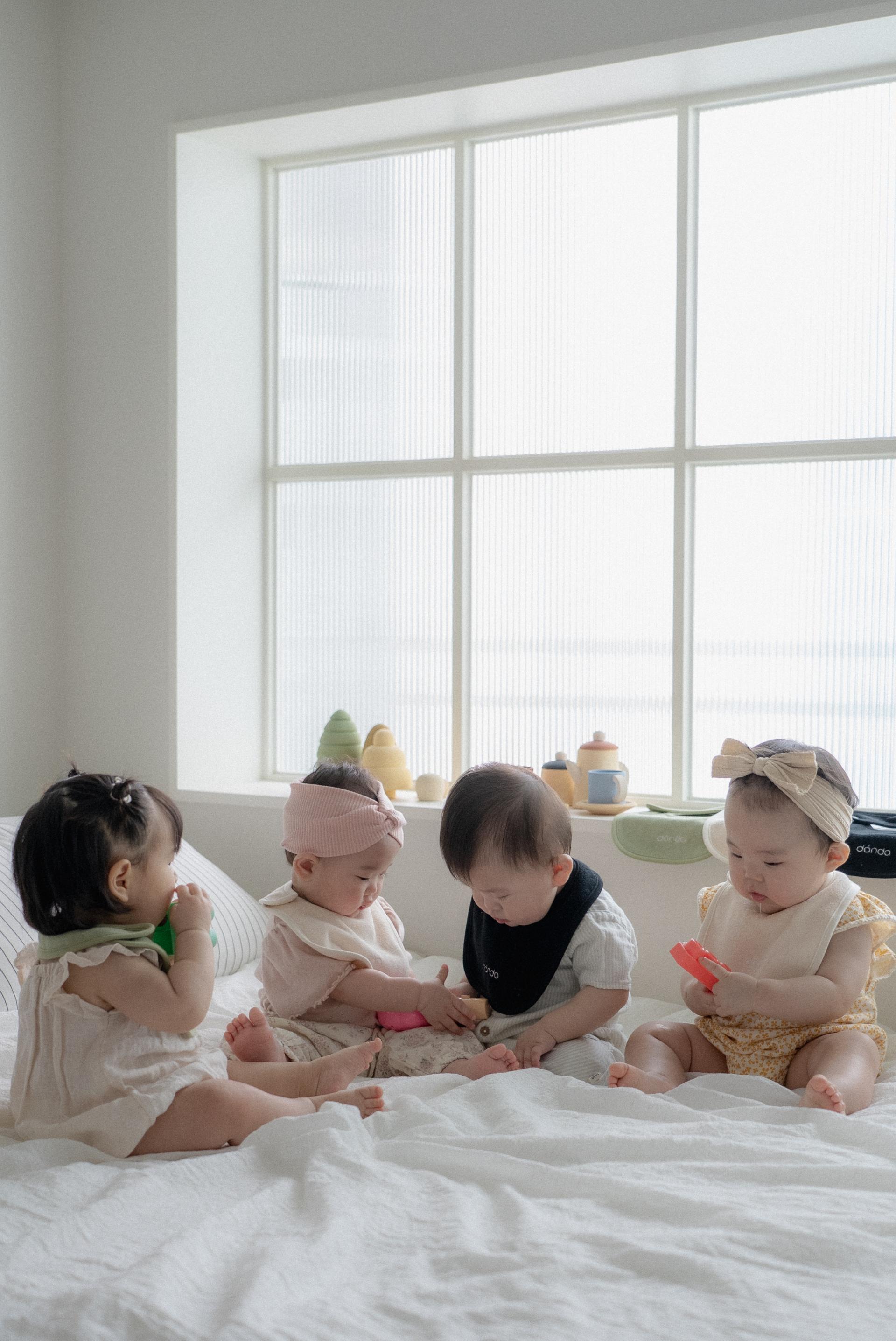 dánda terry bib 3 colors set (단다 테리빕 3종)