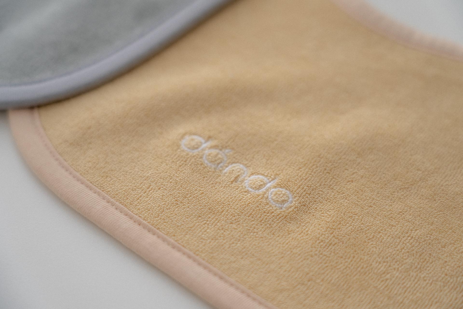 dánda terry bib (단다 테리빕) - deep yellow