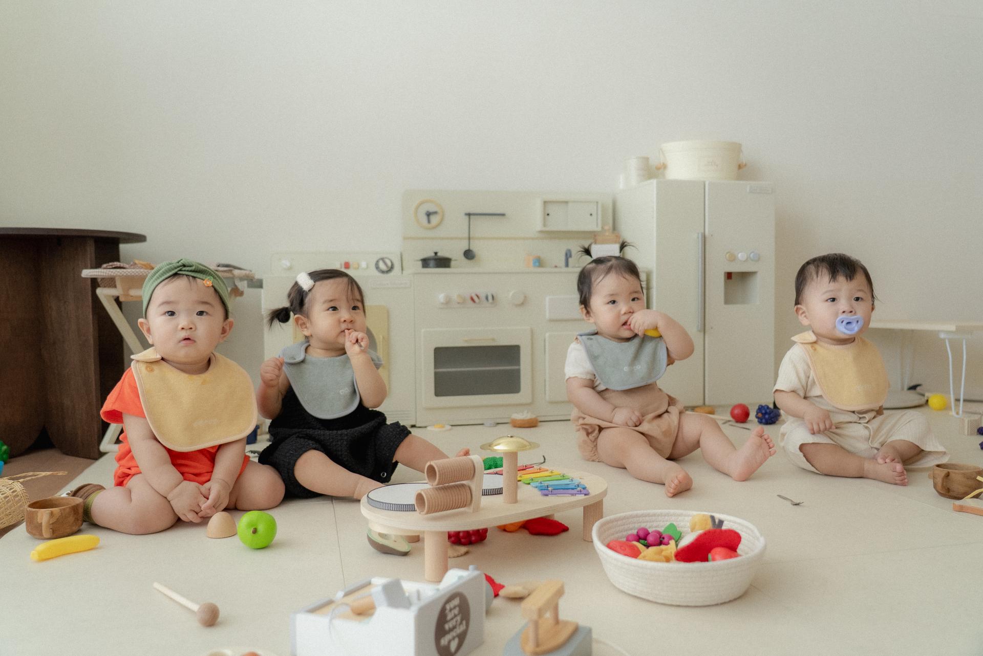 dánda terry bib (단다 테리빕) - deep yellow