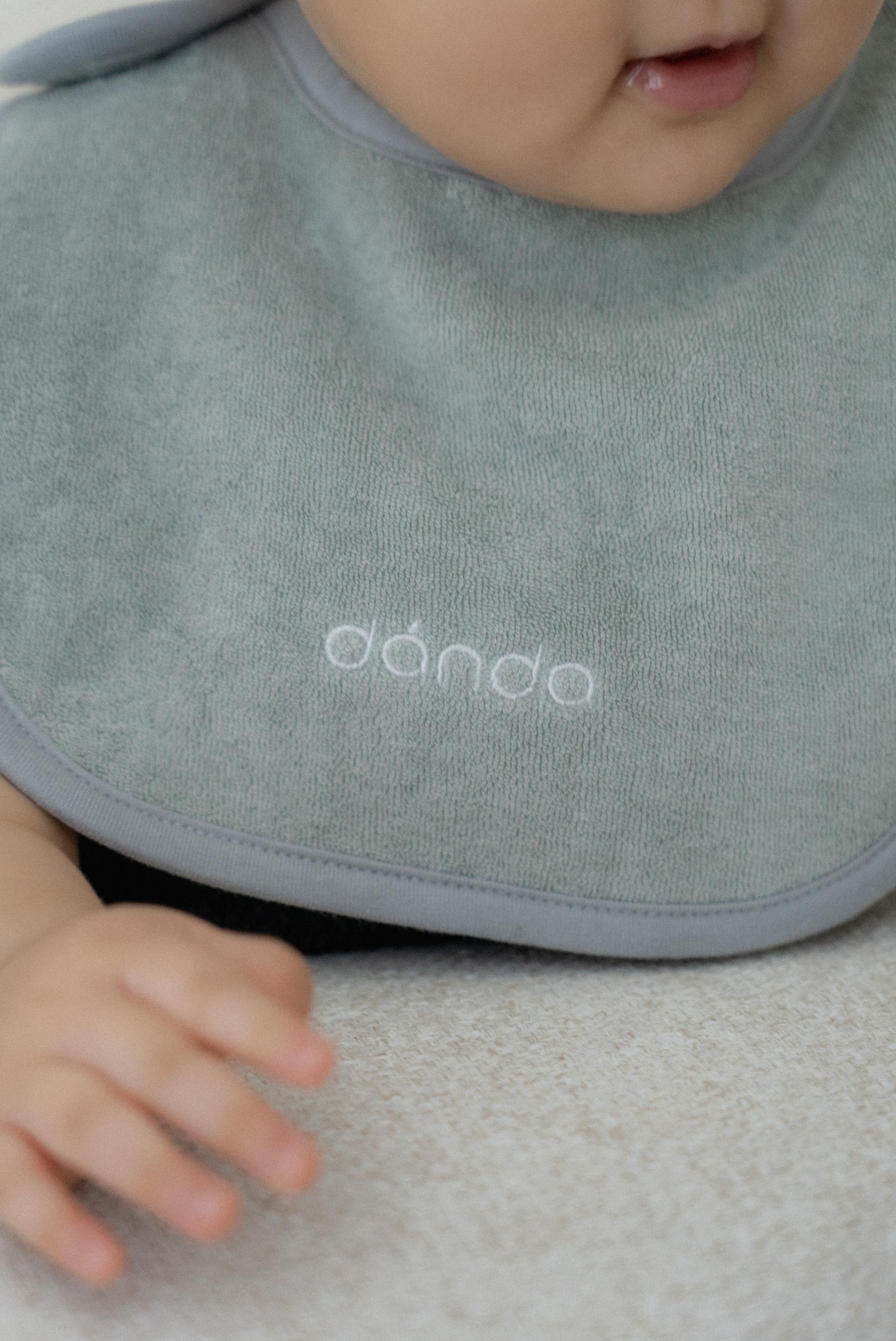 dánda terry bib (단다 테리빕) - gray