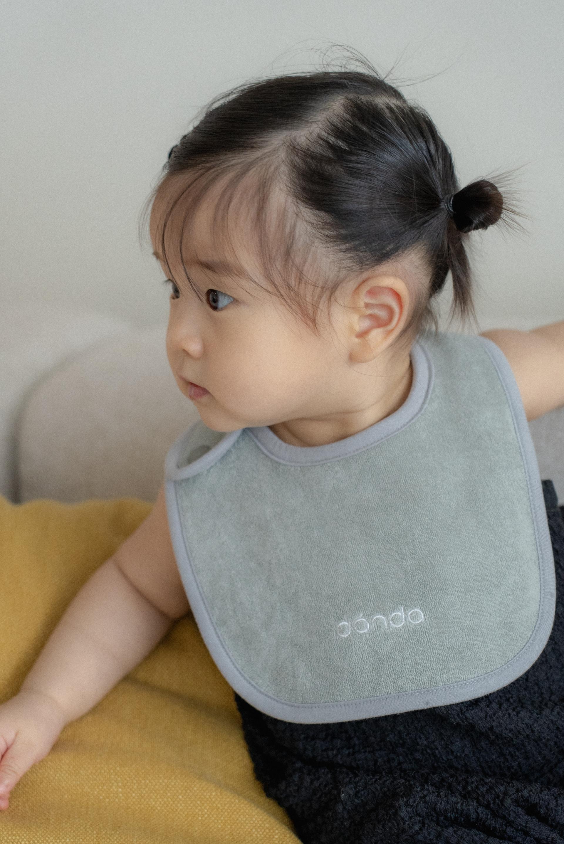 dánda terry bib (단다 테리빕) - gray