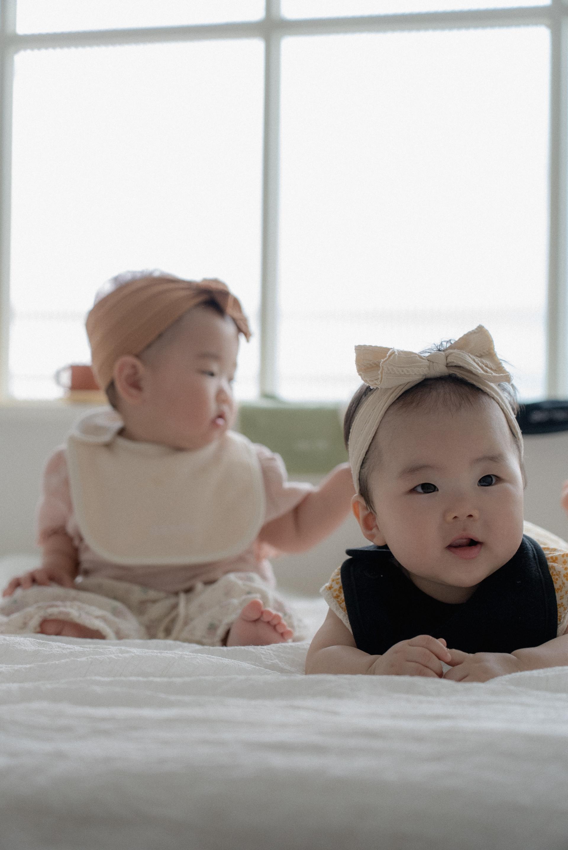 dánda terry bib (단다 테리빕) - olive