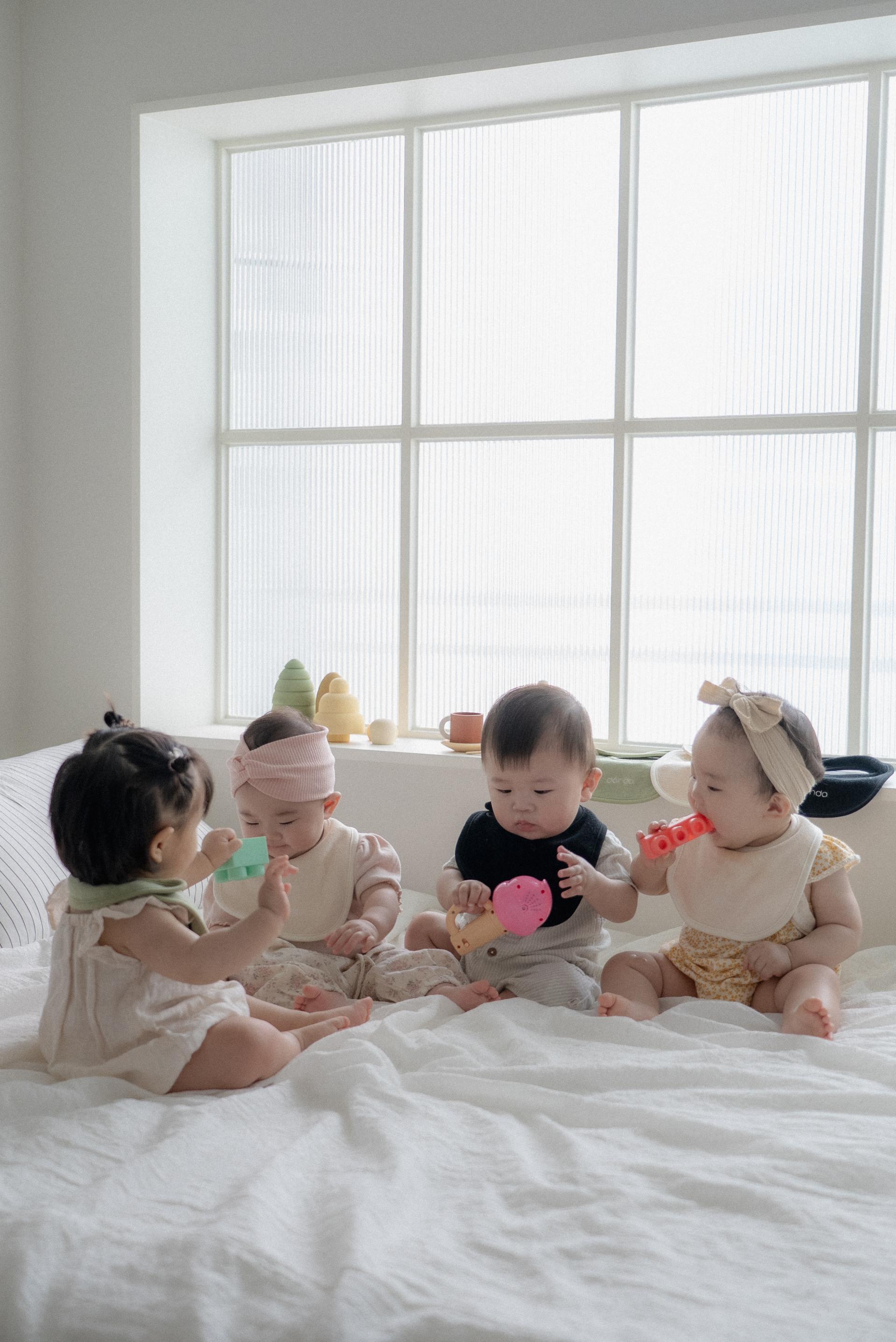 dánda terry bib 3 colors set (단다 테리빕 3종)