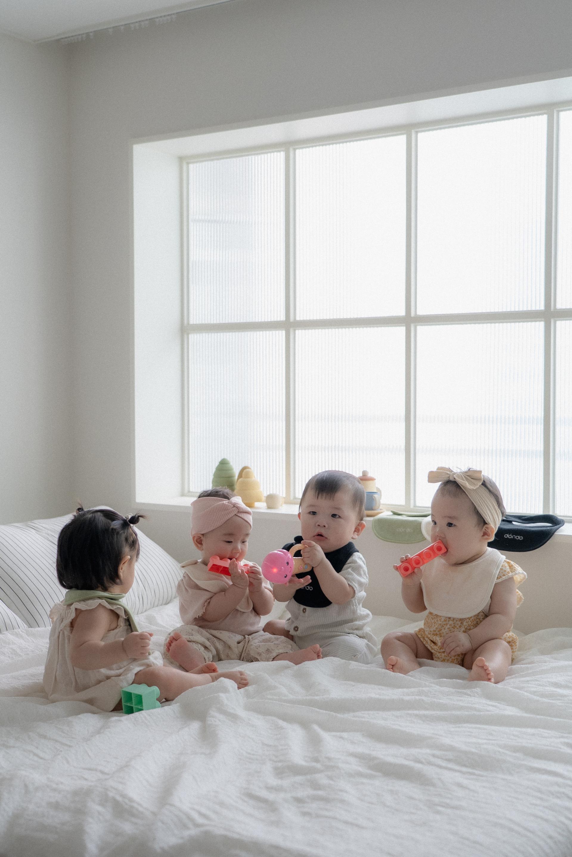 dánda terry bib 3 colors set (단다 테리빕 3종)