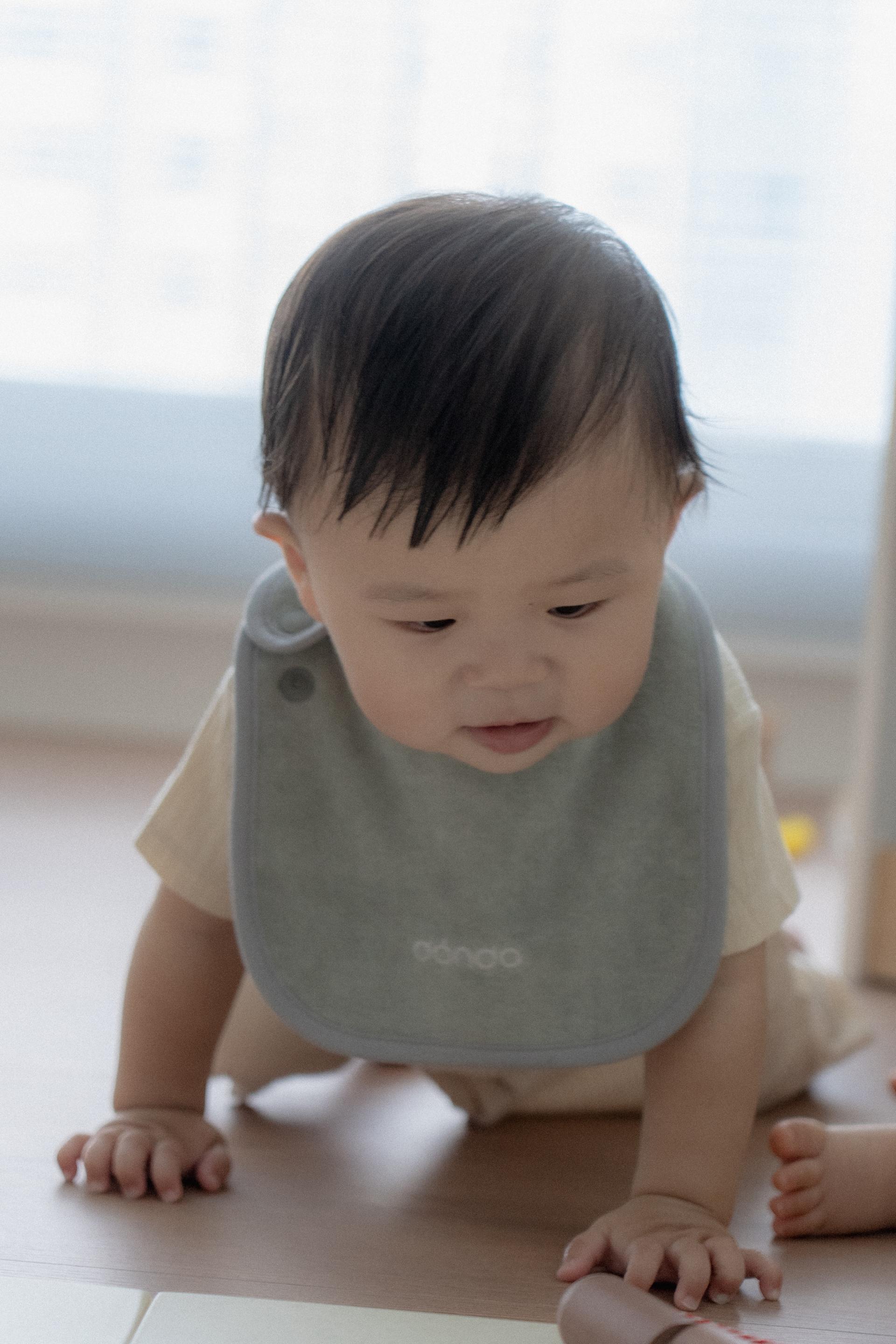 dánda terry bib (단다 테리빕) - gray