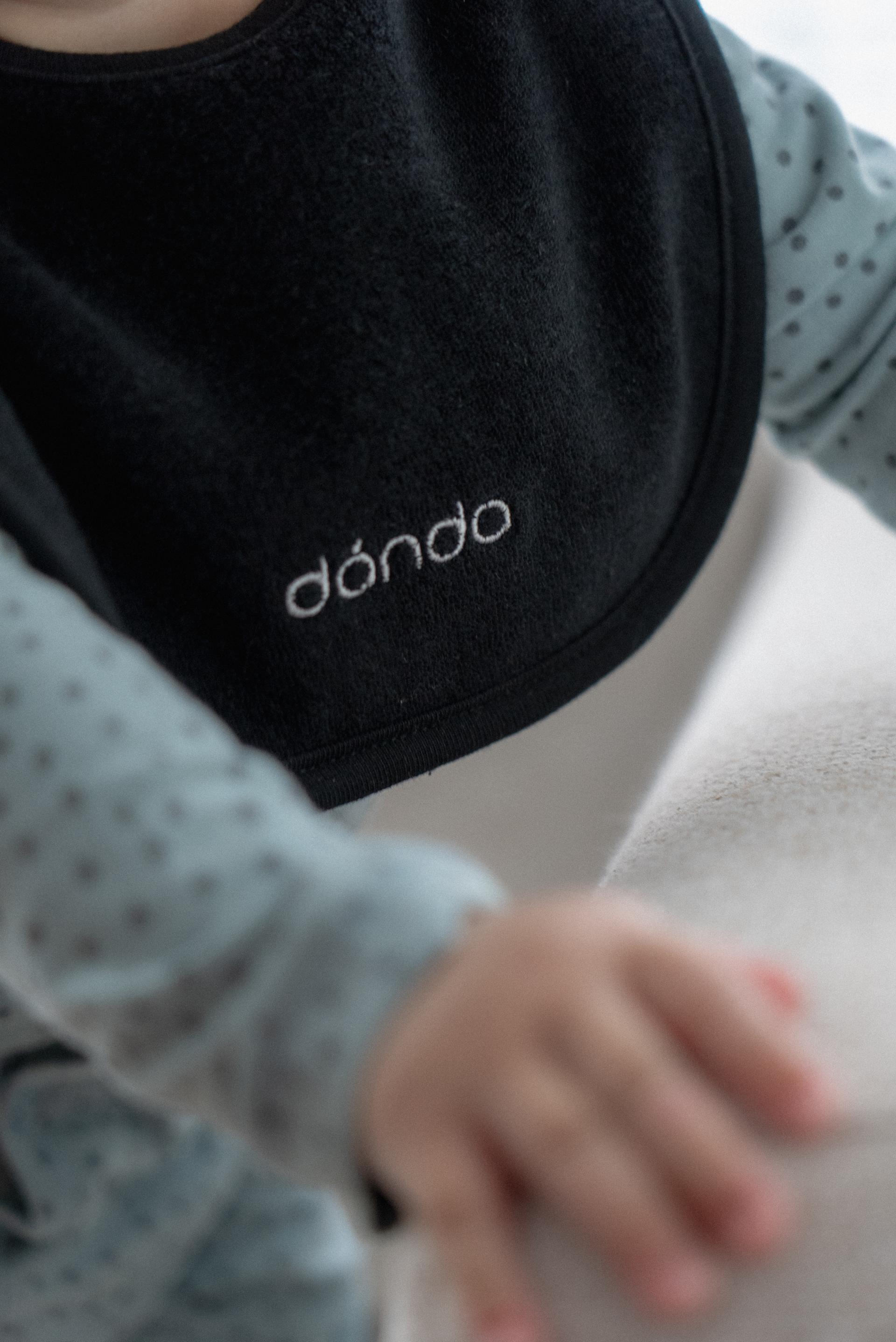 dánda terry bib (단다 테리빕) - black